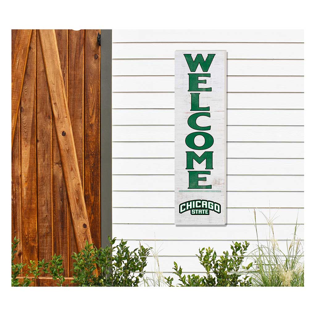 10x35 Indoor Outdoor Sign WELCOME Chicago State Cougars