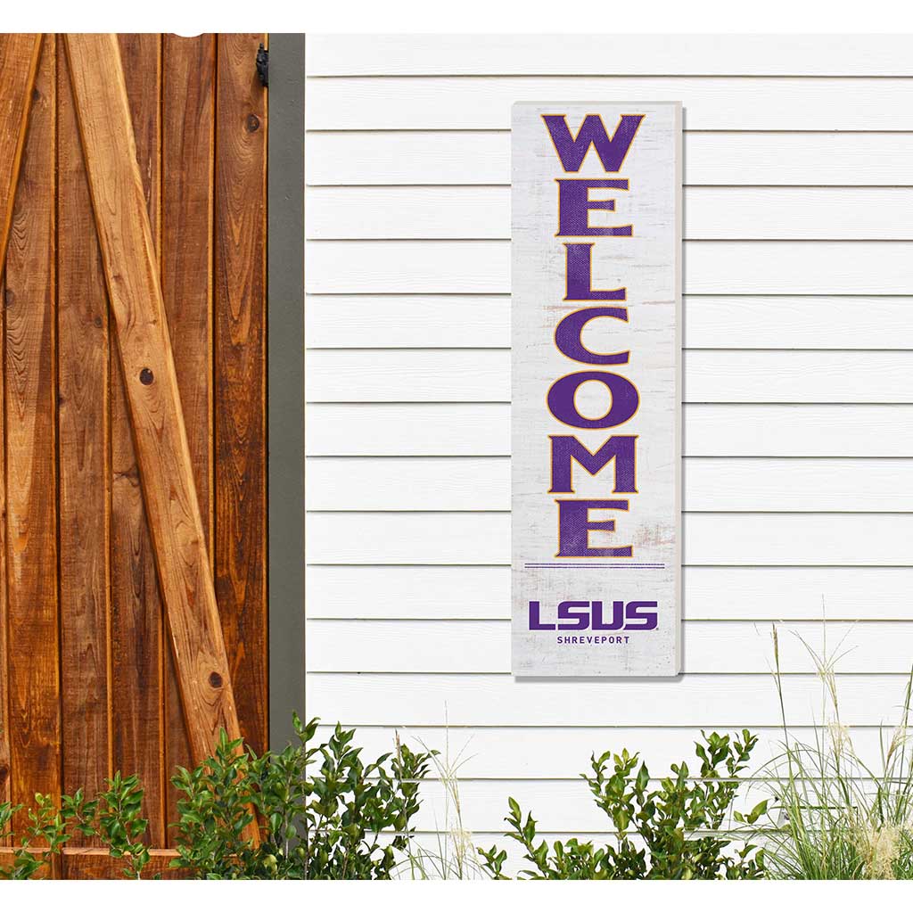 10x35 Indoor Outdoor Sign WELCOME Louisiana State University at Shreveport Pilots