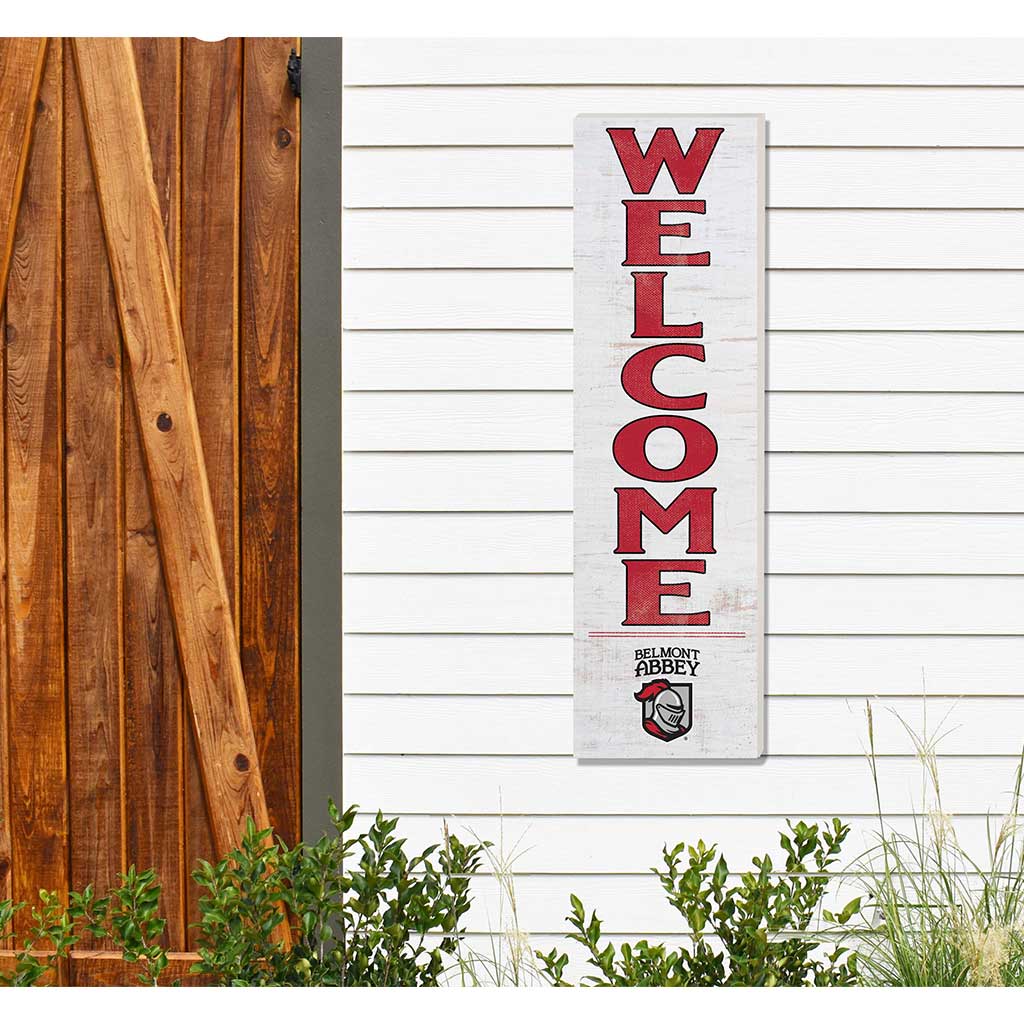 10x35 Indoor Outdoor Sign WELCOME Belmont Abbey College CRUSADERS