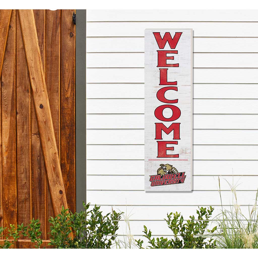 10x35 Indoor Outdoor Sign WELCOME Caldwell University COUGARS