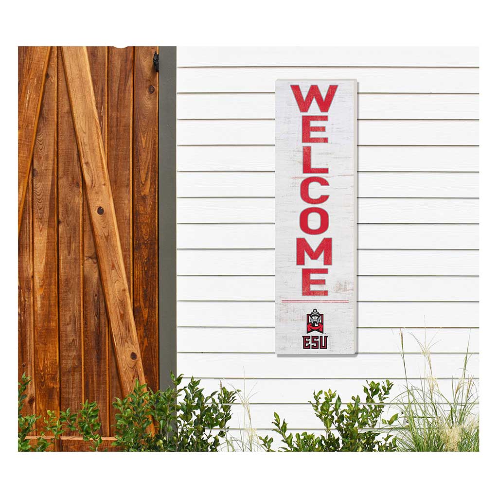 10x35 Indoor Outdoor Sign WELCOME East Stroudsburg University WARRIORS