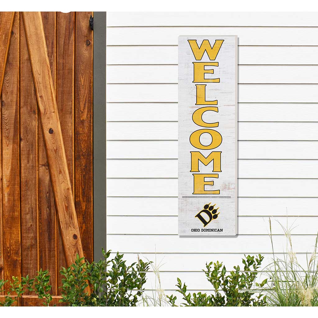 10x35 Indoor Outdoor Sign WELCOME Ohio Dominican University Panthers