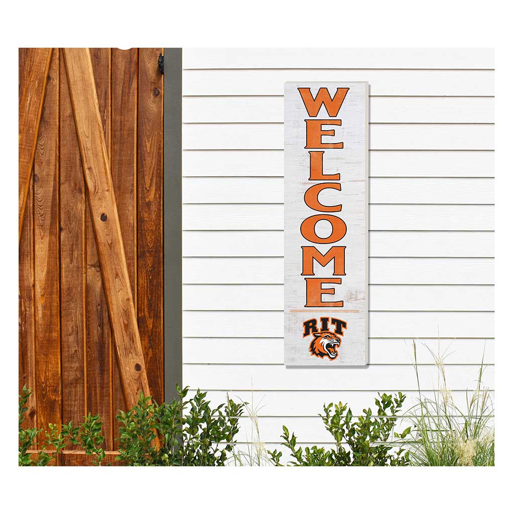 10x35 Indoor Outdoor Sign WELCOME Rochester Institute of Technology Tigers