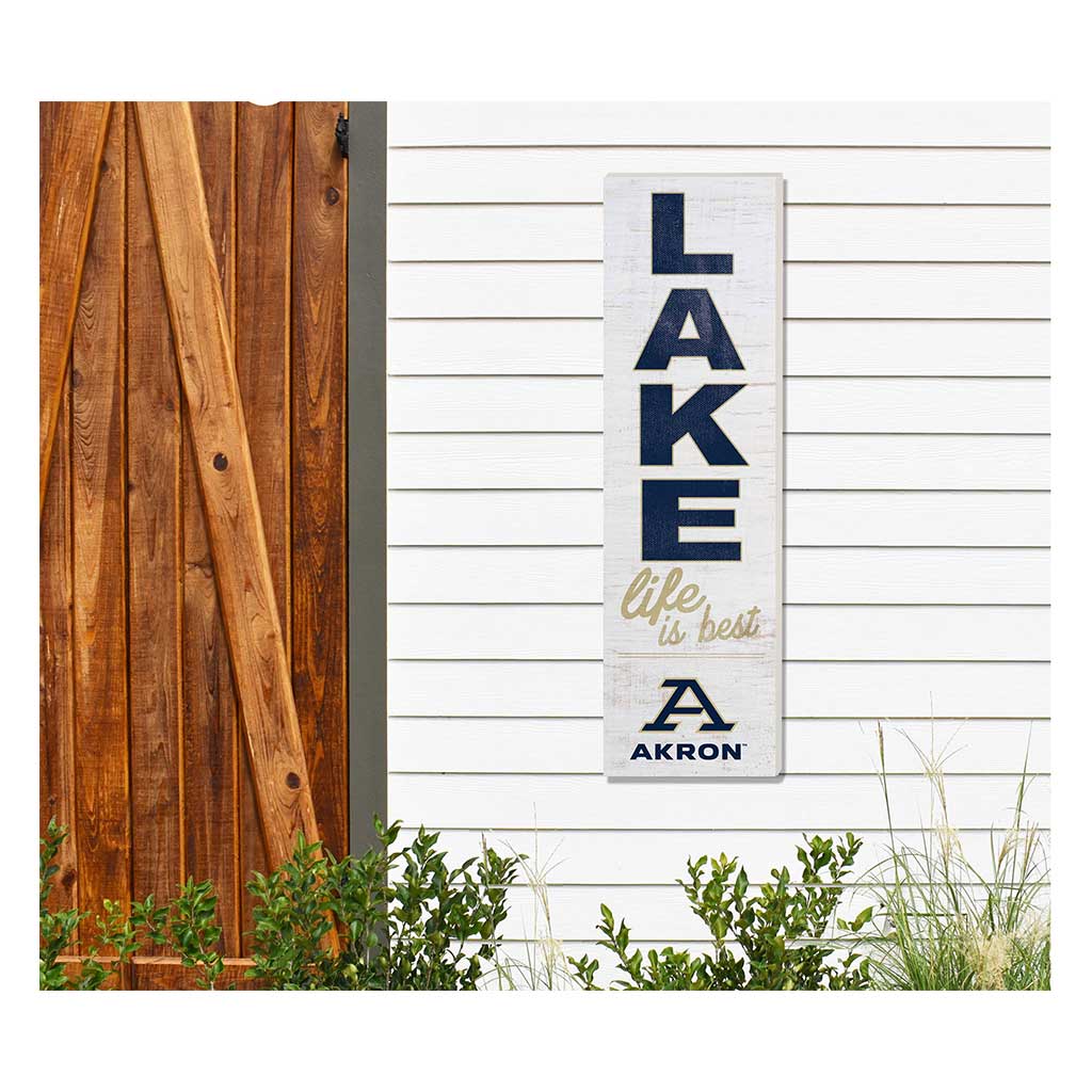 10x35 Indoor Outdoor Sign LAKE Life Akron Zips