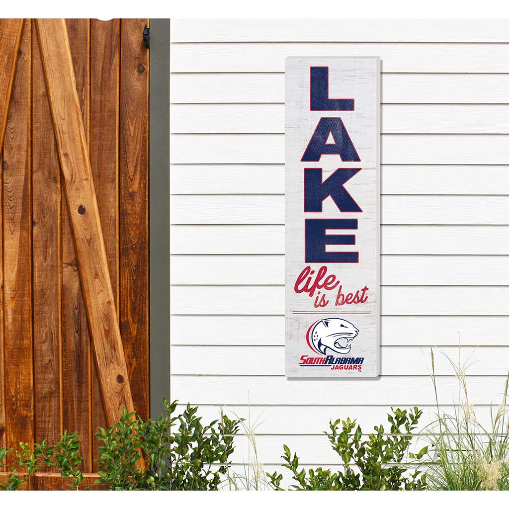 10x35 Indoor Outdoor Sign LAKE Life University of Southern Alabama Jaguars