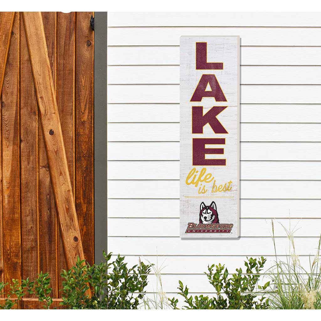 10x35 Indoor Outdoor Sign LAKE Life Bloomsburg Huskies