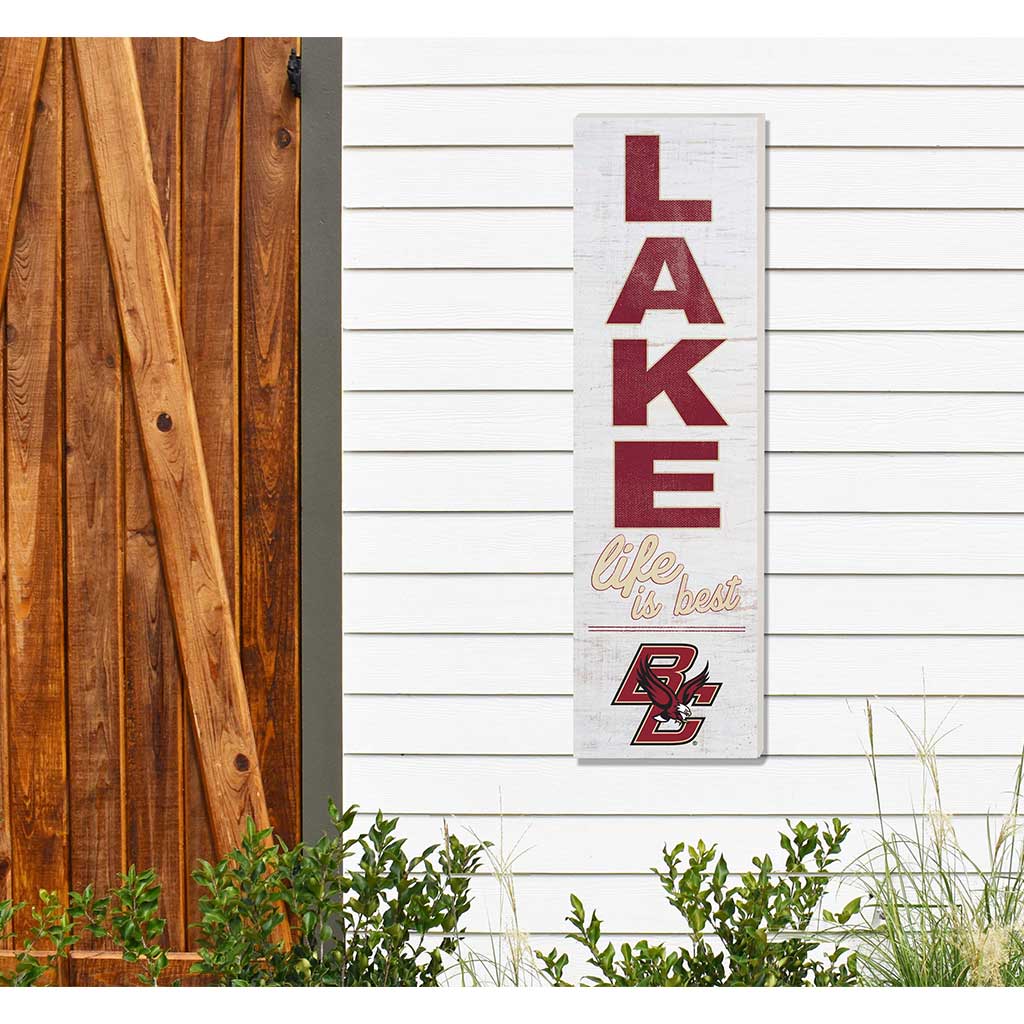 10x35 Indoor Outdoor Sign LAKE Life Boston College Eagles