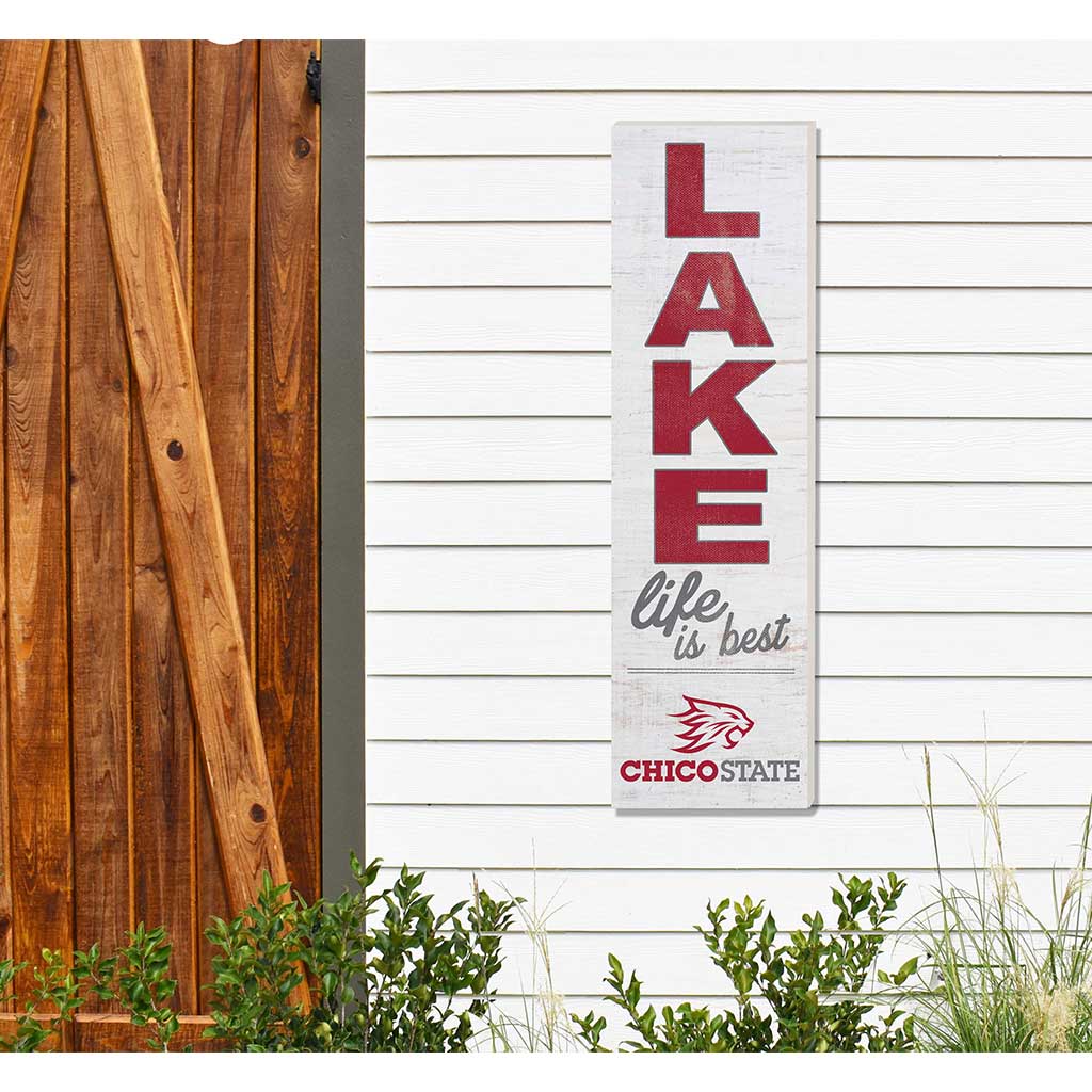 10x35 Indoor Outdoor Sign LAKE Life California State University - Chico Wildcats