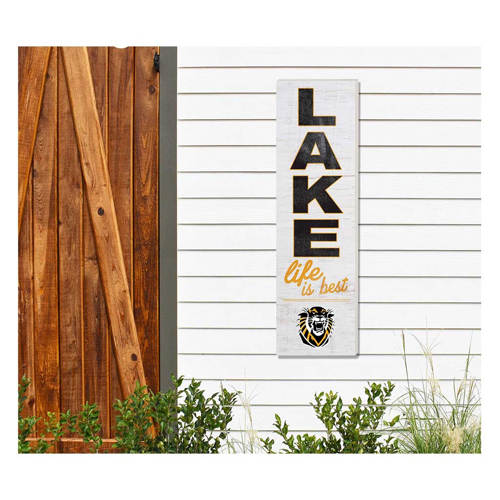 10x35 Indoor Outdoor Sign LAKE Life Fort Hays State Tigers