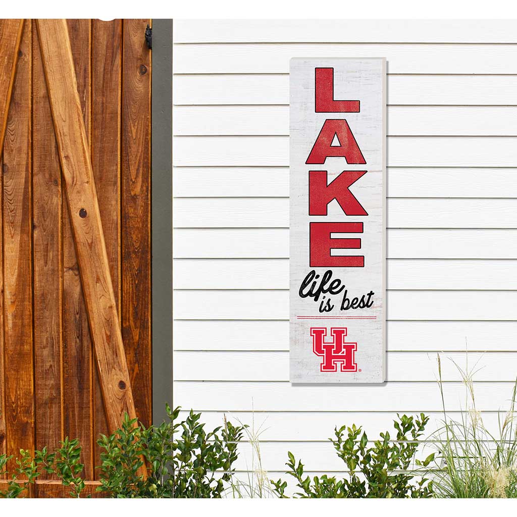 10x35 Indoor Outdoor Sign LAKE Life Houston Cougars