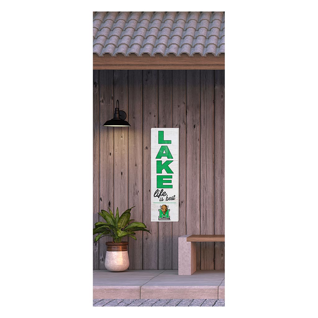 10x35 Indoor Outdoor Sign LAKE Life Marshall Thundering Herd
