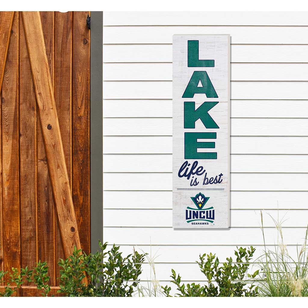 10x35 Indoor Outdoor Sign LAKE Life North Carolina (Wilmington) Seahawks