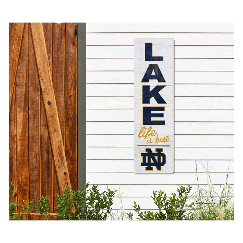 10x35 Indoor Outdoor Sign LAKE Life Notre Dame Fighting Irish