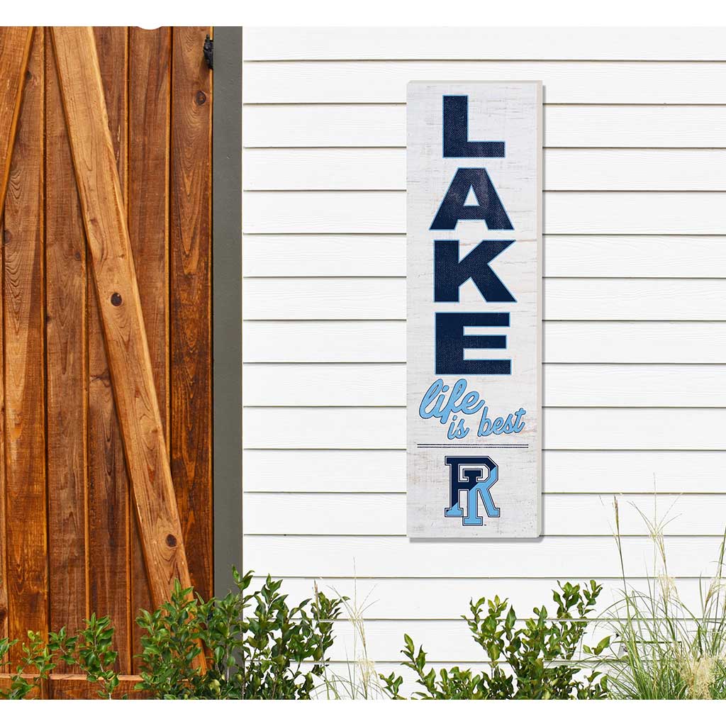 10x35 Indoor Outdoor Sign LAKE Life Rhode Island Rams