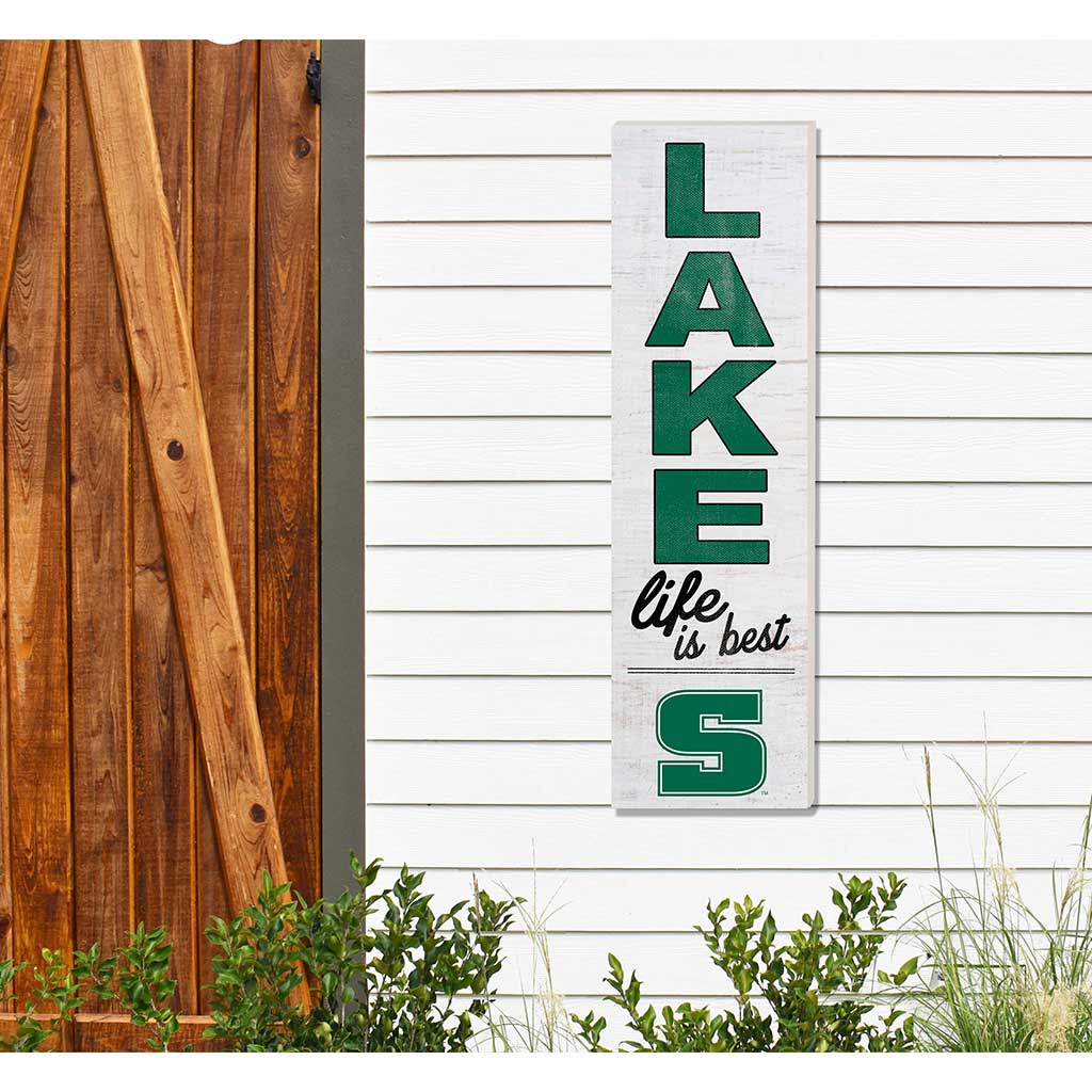 10x35 Indoor Outdoor Sign LAKE Life Slippery Rock The Rock