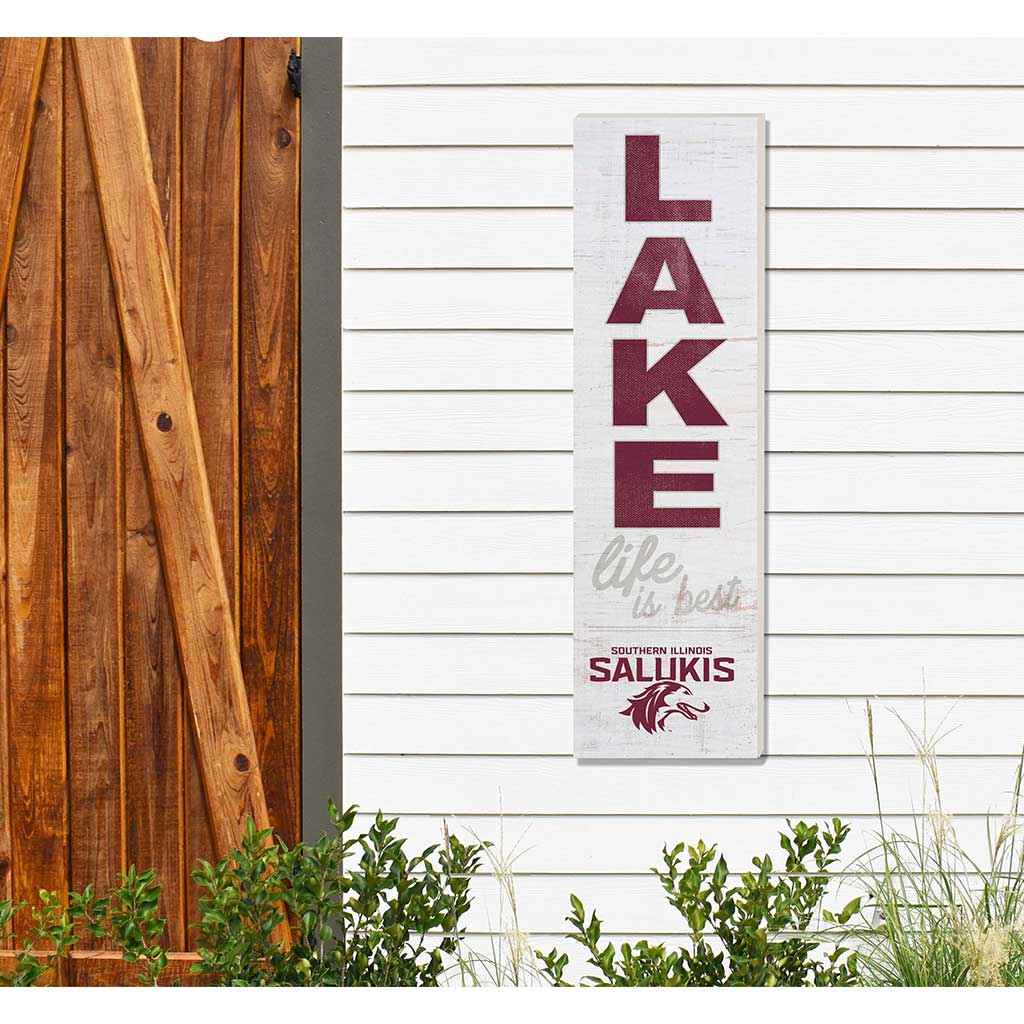 10x35 Indoor Outdoor Sign LAKE Life Southern Illinois Salukis