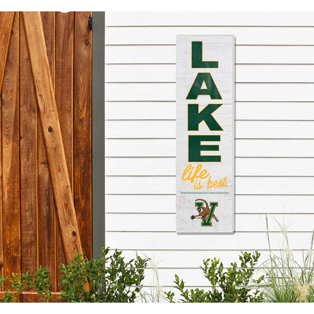 10x35 Indoor Outdoor Sign LAKE Life Vermont Catamounts