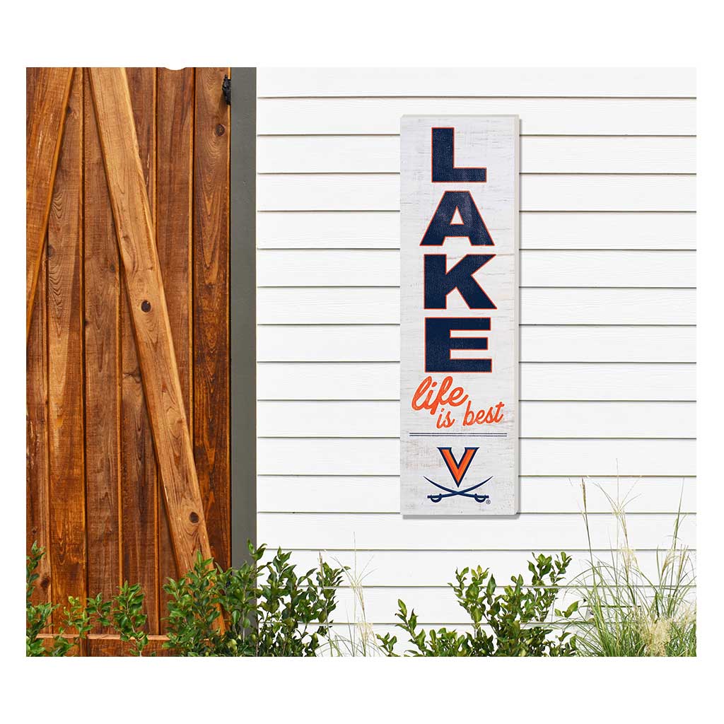 10x35 Indoor Outdoor Sign LAKE Life Virginia Cavaliers