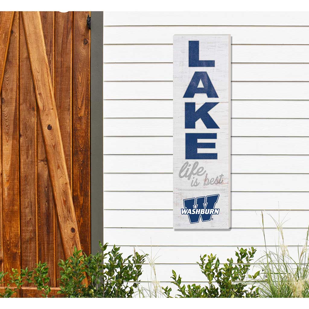 10x35 Indoor Outdoor Sign LAKE Life Washburn Ichabods