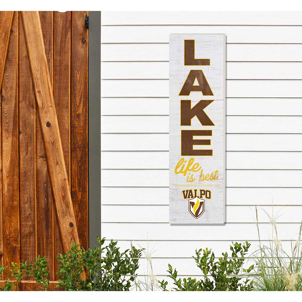 10x35 Indoor Outdoor Sign LAKE Life Valparaiso University Beacons