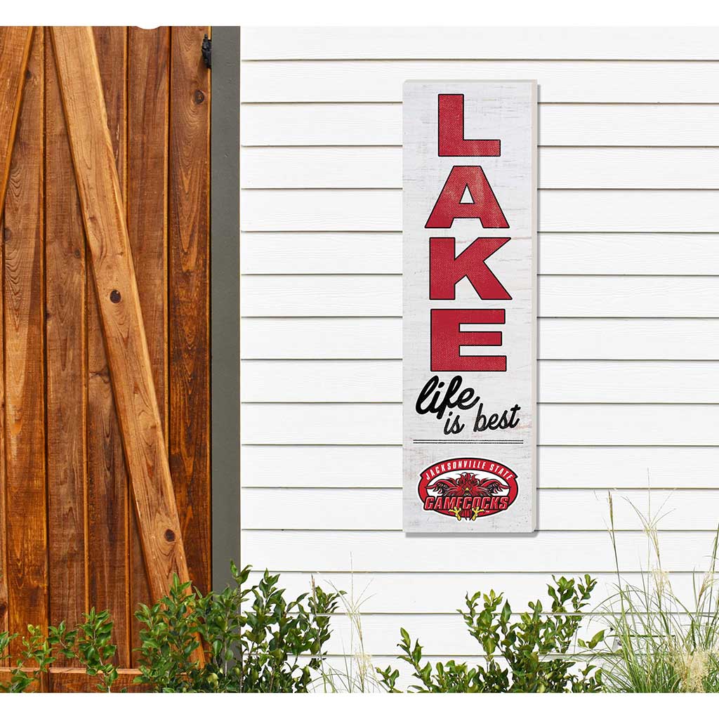 10x35 Indoor Outdoor Sign LAKE Life Jacksonville State Gamecocks