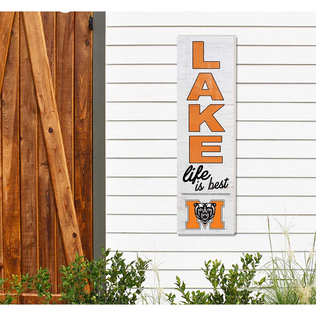 10x35 Indoor Outdoor Sign LAKE Life Mercer Bears