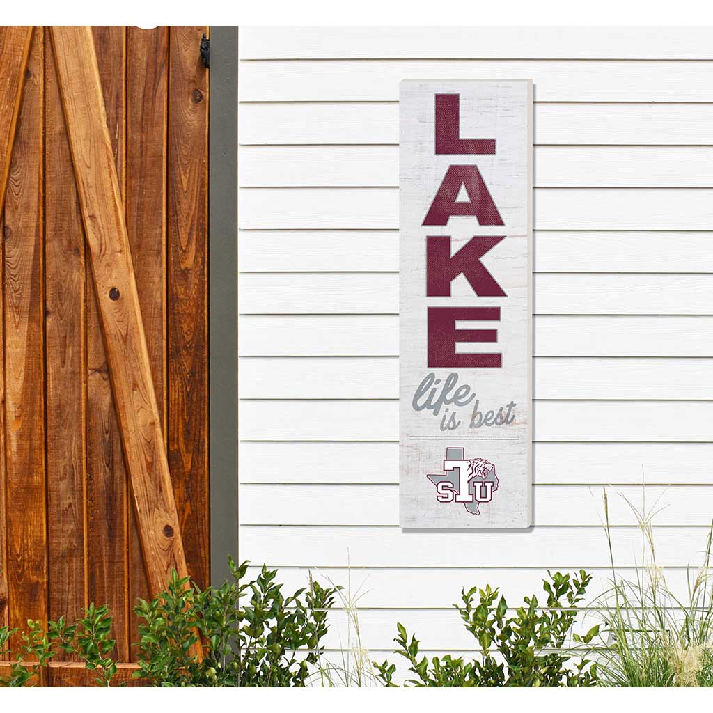 10x35 Indoor Outdoor Sign LAKE Life Texas Southern Tigers