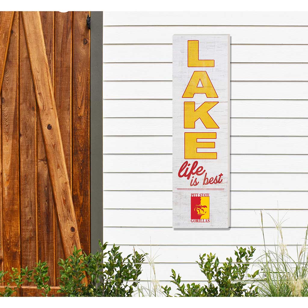 10x35 Indoor Outdoor Sign LAKE Life Pittsburg State University Gorilla