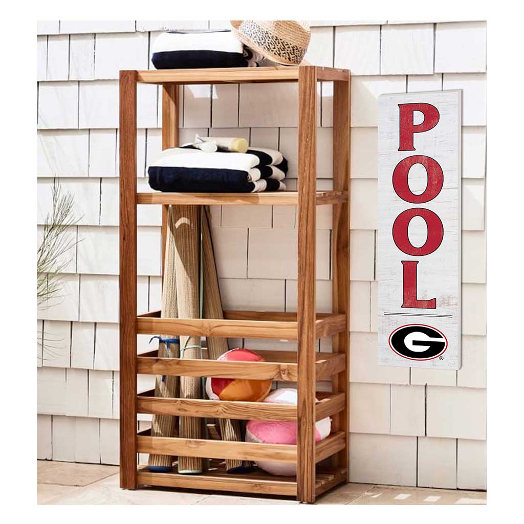 10x35 Indoor Outdoor Sign Pool Georgia Bulldogs