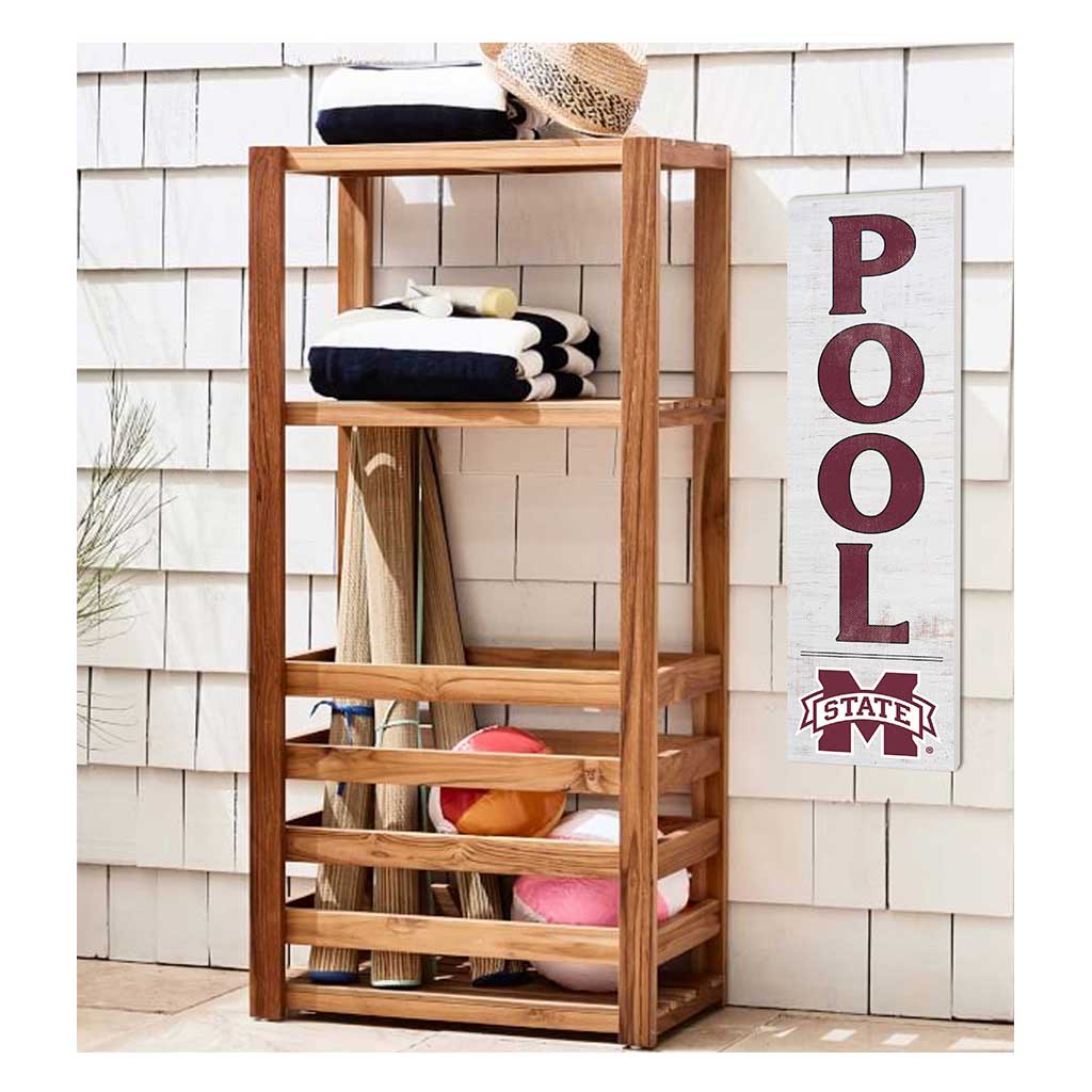 10x35 Indoor Outdoor Sign Pool Mississippi State Bulldogs