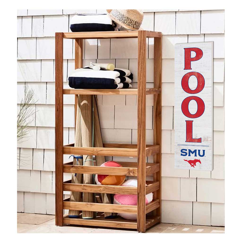 10x35 Indoor Outdoor Sign Pool Southern Methodist Mustangs