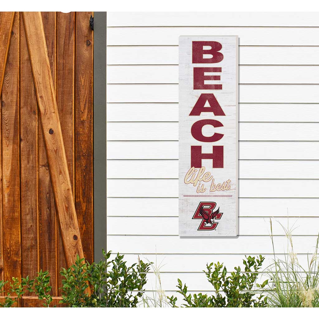 10x35 Indoor Outdoor Sign Beach Life Boston College Eagles