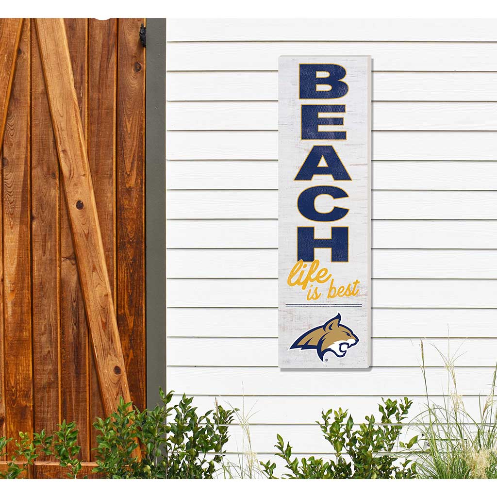 10x35 Indoor Outdoor Sign Beach Life Montana State Fighting Bobcats