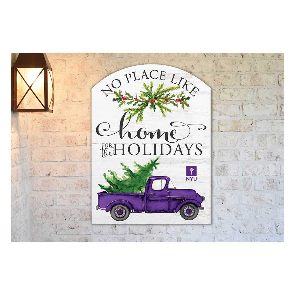 16x22 Home for Holidays Marquee New York University Violets