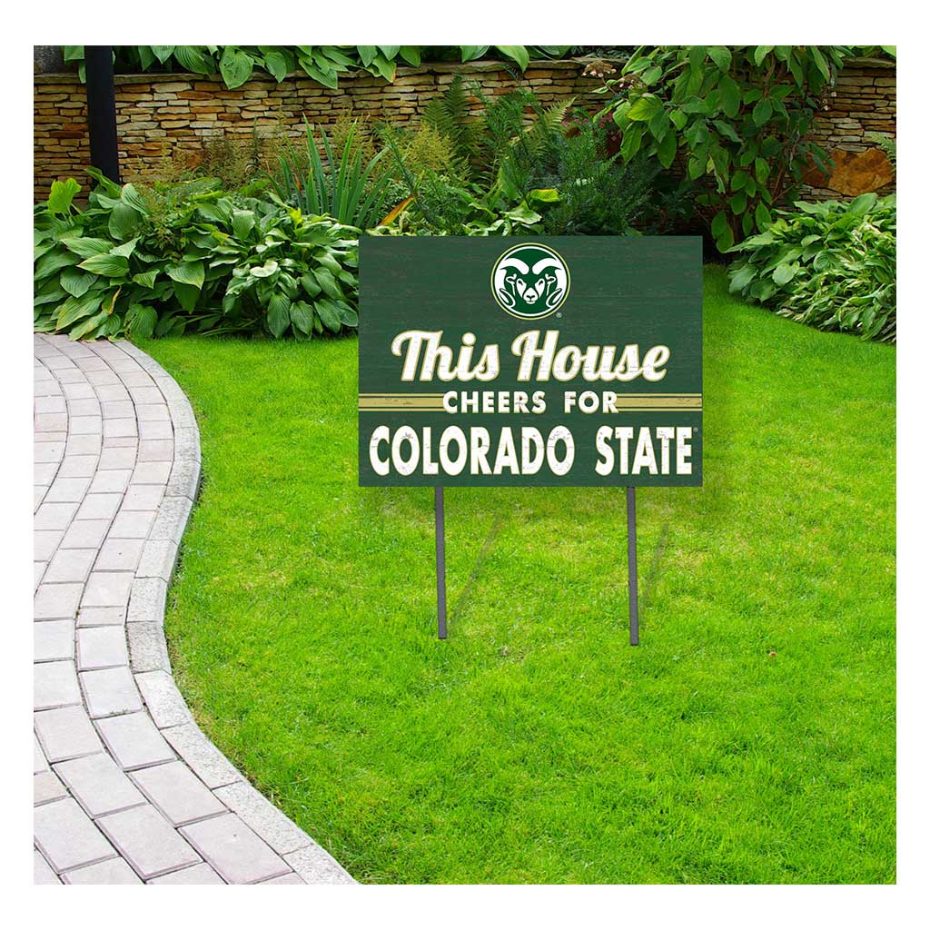 18x24 Lawn Sign Colorado State-Ft. Collins Rams