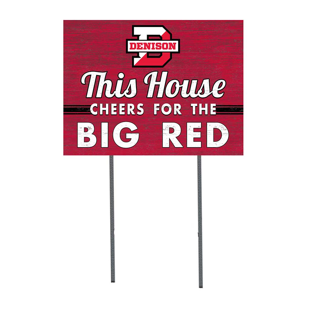 18x24 Lawn Sign Denison Big Red