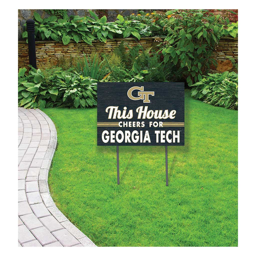 18x24 Lawn Sign Georgia Tech Yellow Jackets
