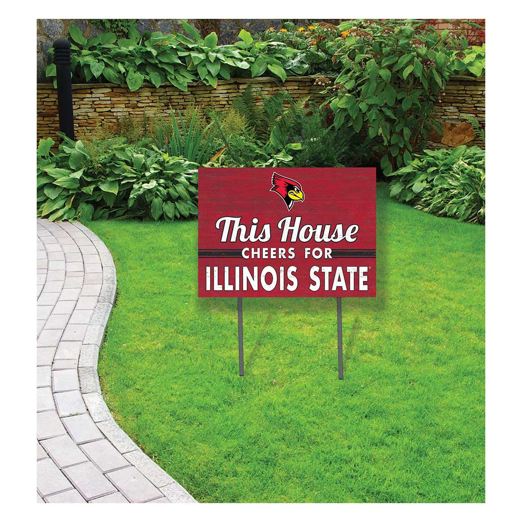 18x24 Lawn Sign Illinois State Redbirds
