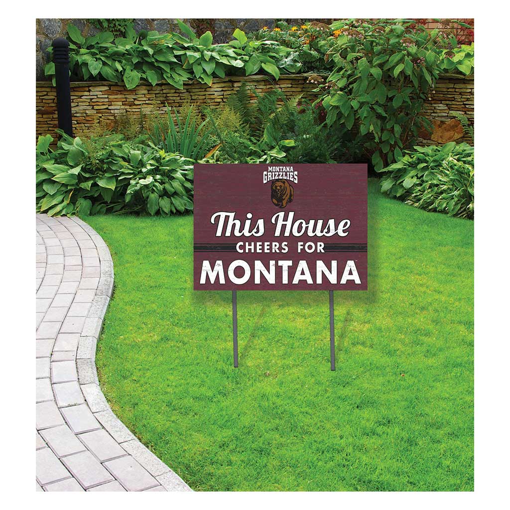 18x24 Lawn Sign Montana Grizzlies