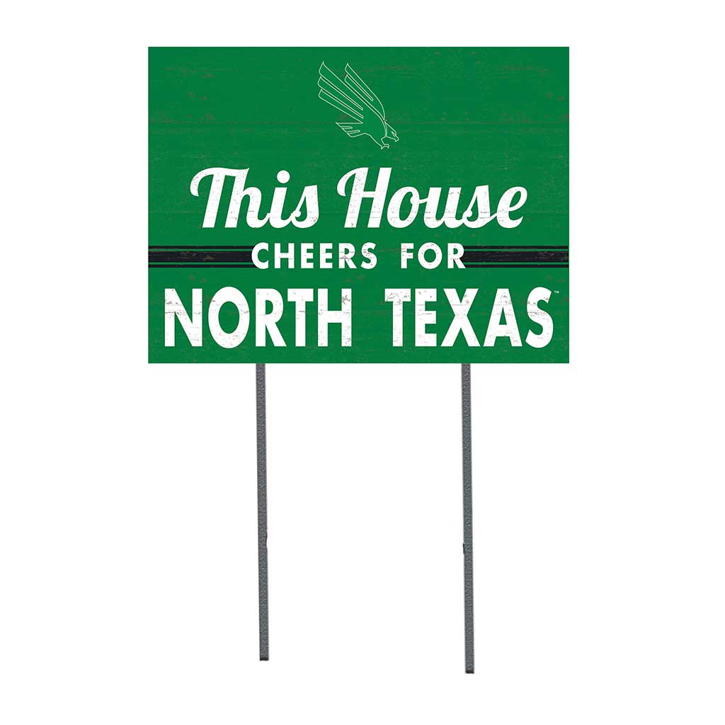 18x24 Lawn Sign North Texas Mean Green