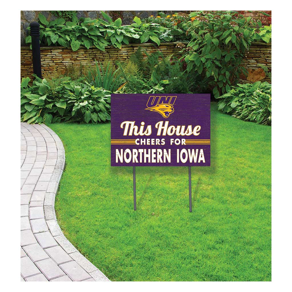 18x24 Lawn Sign Northern Iowa Panthers
