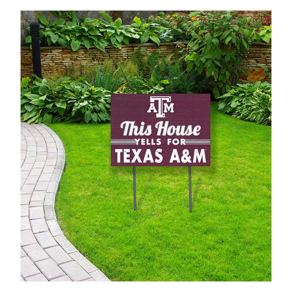 18x24 Lawn Sign Texas A&M Aggies