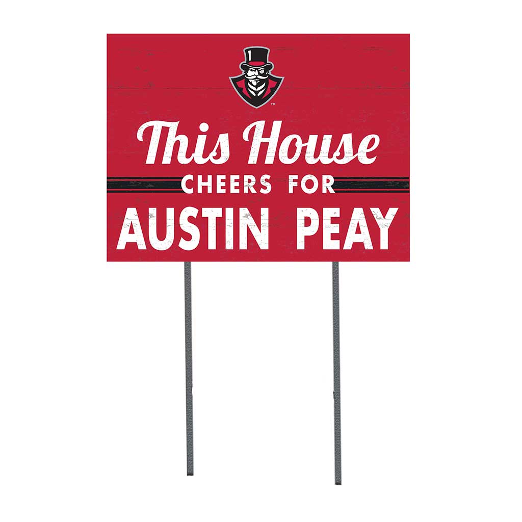 18x24 Lawn Sign Austin Peay Governors