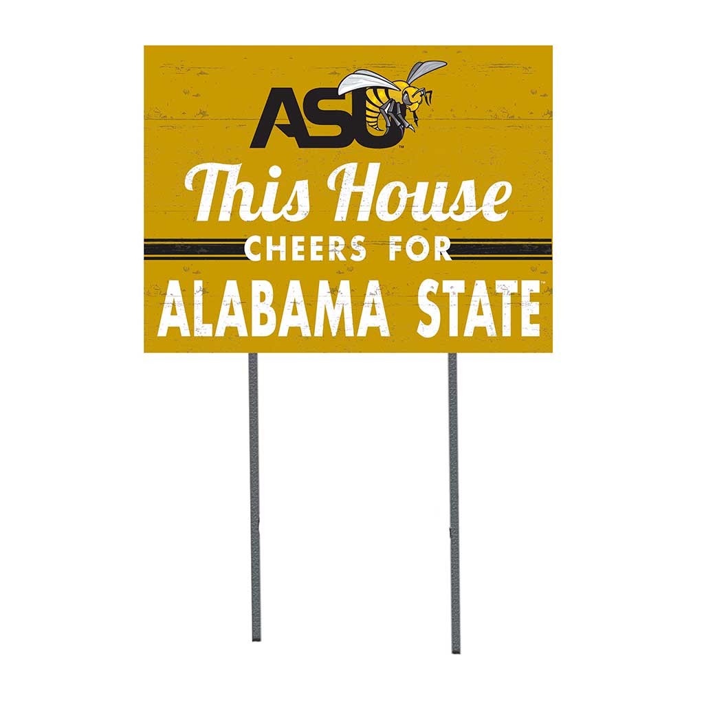 18x24 Lawn Sign Alabama State HORNETS