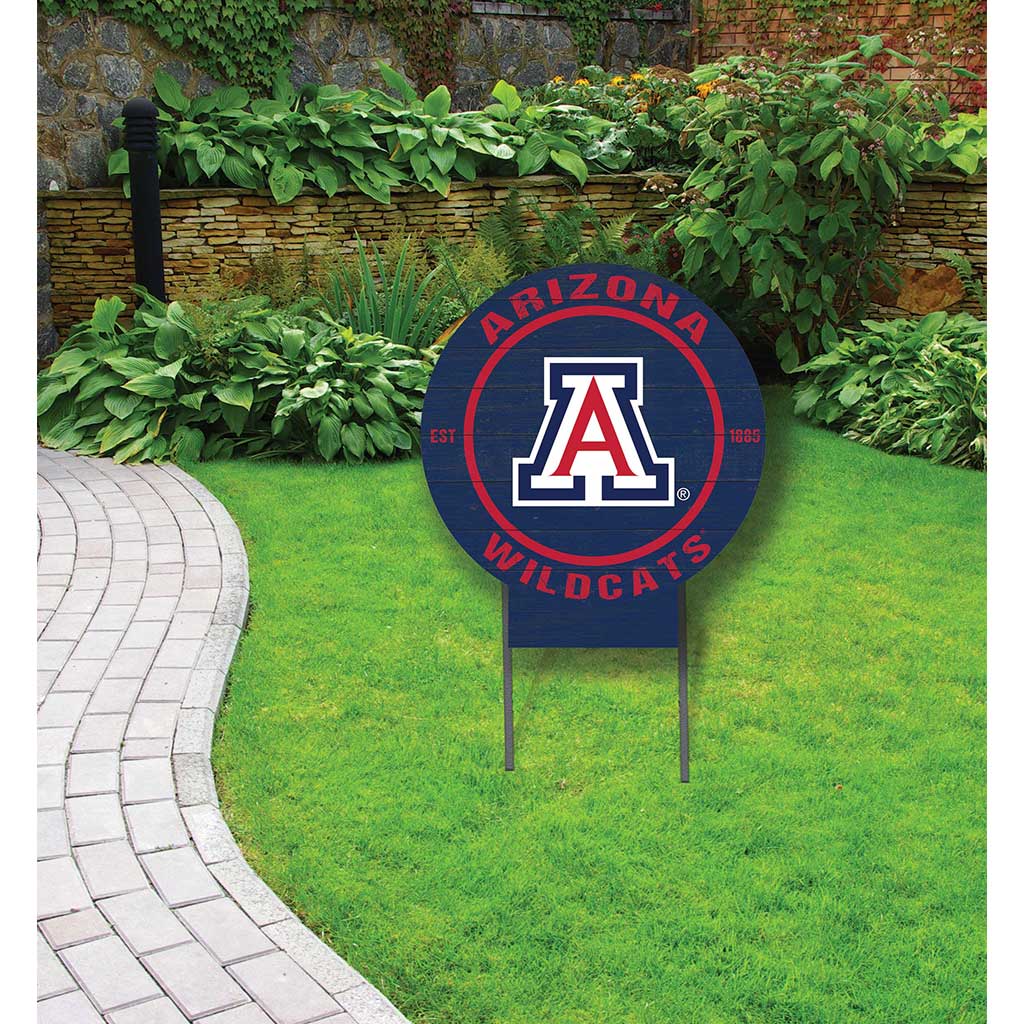 20x20 Circle Color Logo Lawn Sign Arizona Wildcats