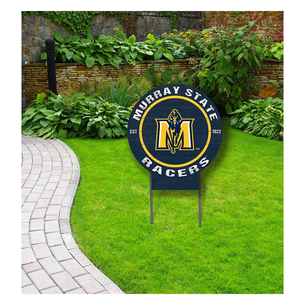 20x20 Circle Color Logo Lawn Sign Murray State Racers
