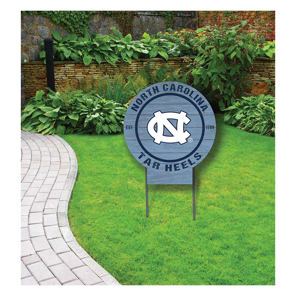 20x20 Circle Color Logo Lawn Sign North Carolina (Chapel Hill) Tar Heels