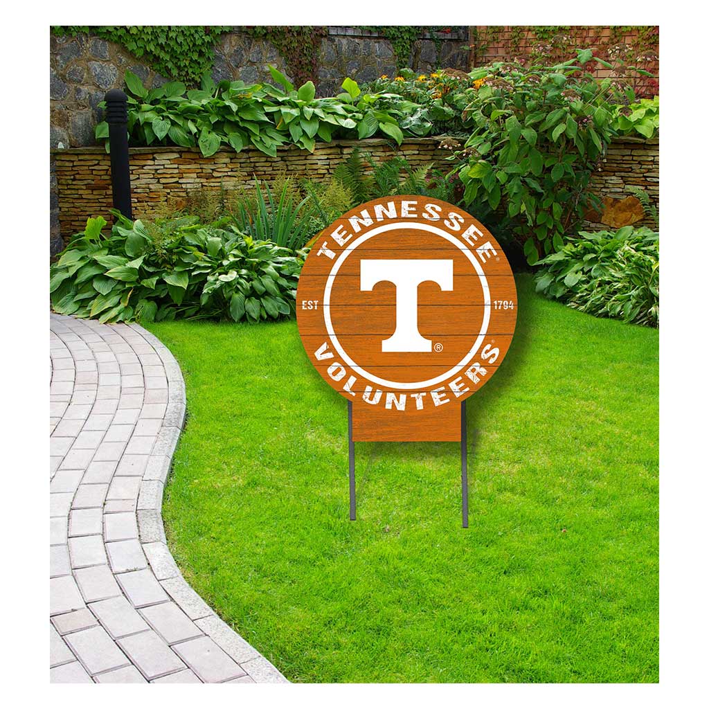20x20 Circle Color Logo Lawn Sign Tennessee Volunteers