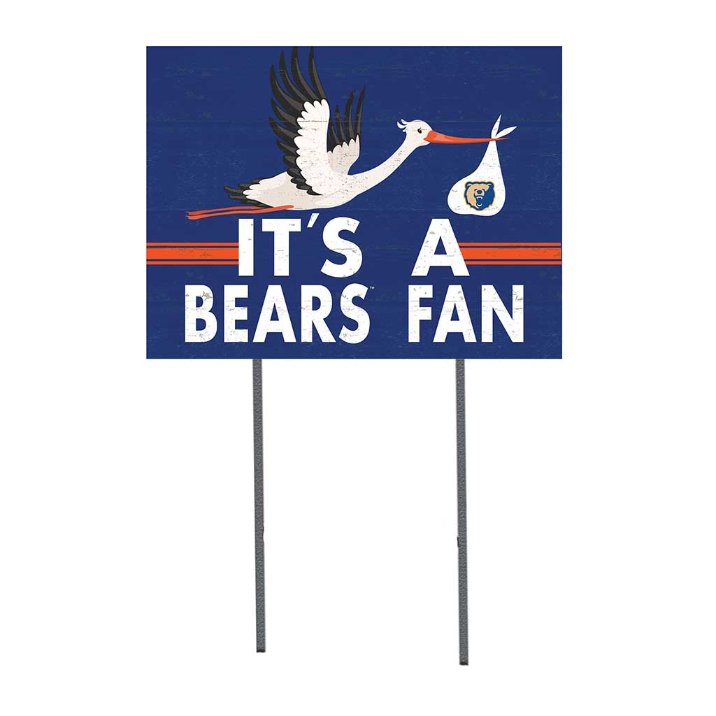 18x24 Lawn Sign Stork Yard Sign It's A Morgan State Bears