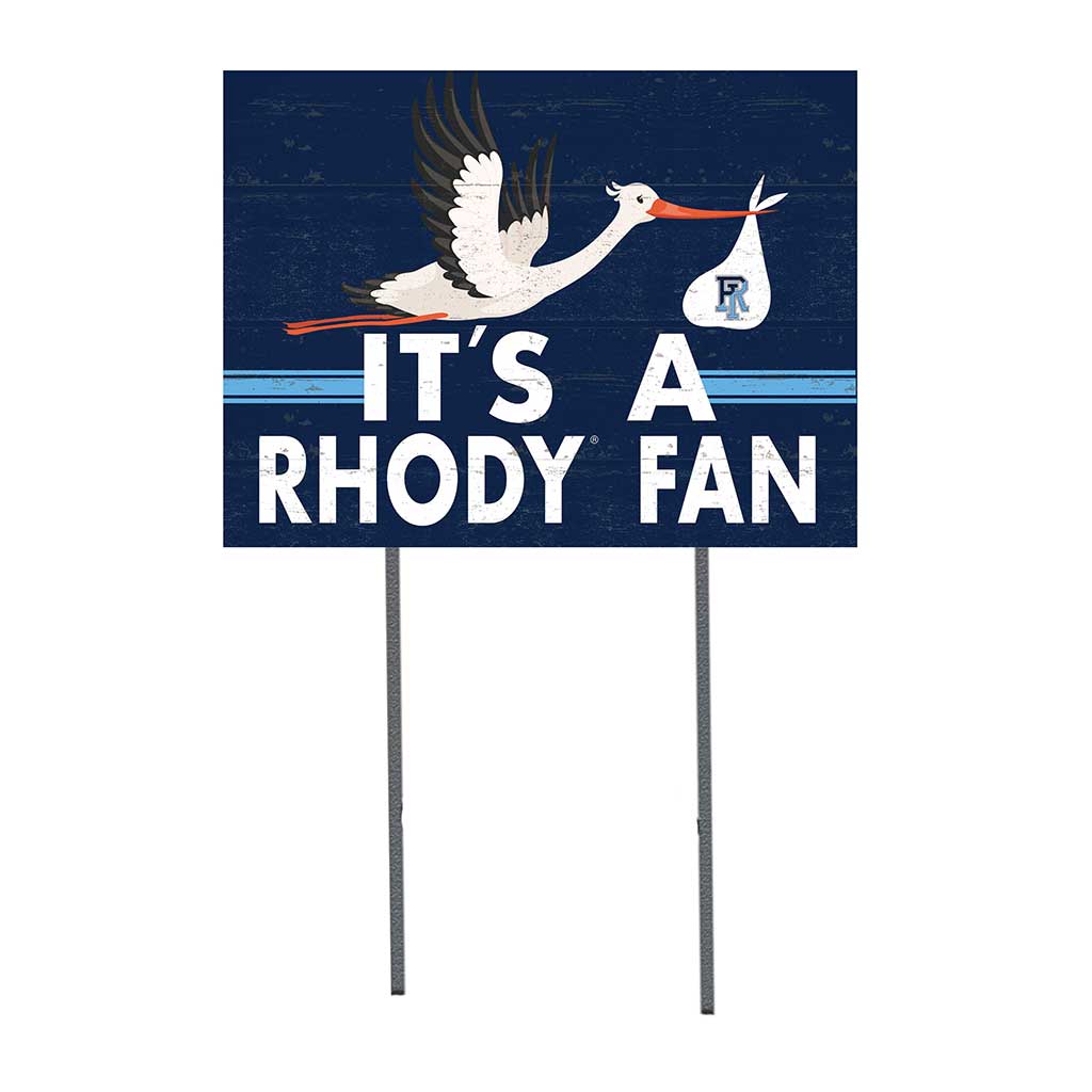 18x24 Lawn Sign Stork Yard Sign It's A Rhode Island Rams